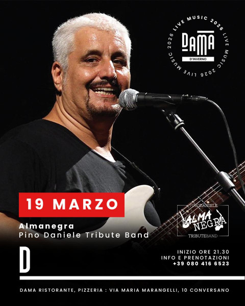 Almanegra - Tributo a Pino Daniele live at Dama