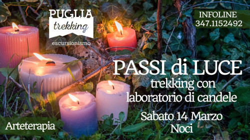PASSI DI LUCE Trekking con laboratorio di candele
