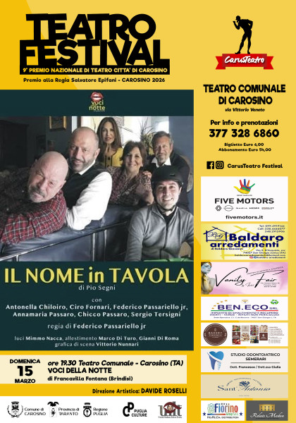 IL NOME IN TAVOLA