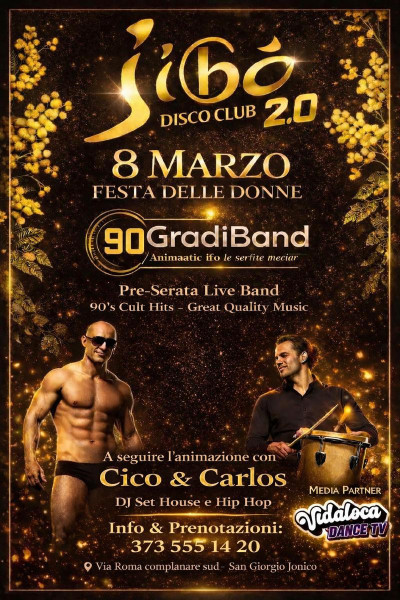 Festa delle donne con live e dj-set