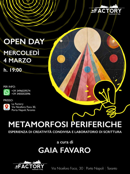 Metamorfosi Periferiche - Open Day