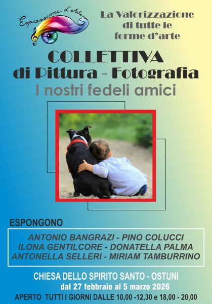 Collettiva di Pittura e Fotografia sui Cani Ostuni