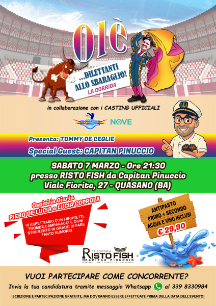 Olé, dilettanti allo sbaraglio - La Corrida OTTAVA TAPPA