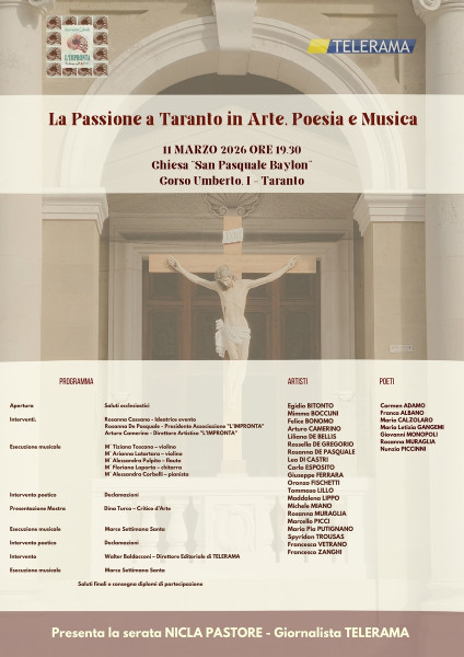  La Passione a Taranto in Arte, Poesia e Musica 