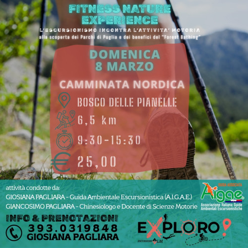 CAMMINATA NORDICA NEL BOSCO DELLE PIANELLE