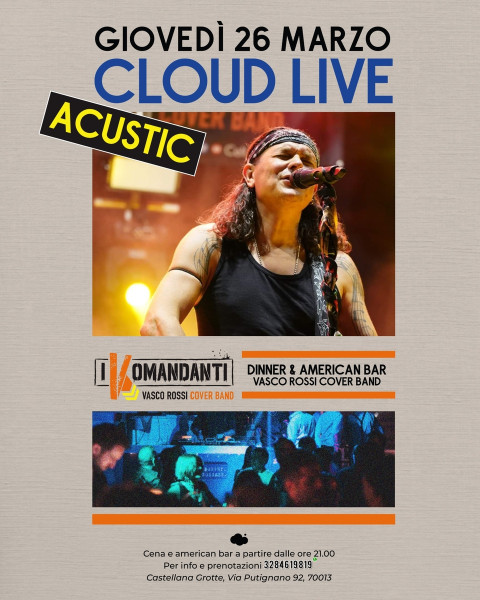 I Komandanti - Vasco Rossi Cover band live at Cloud