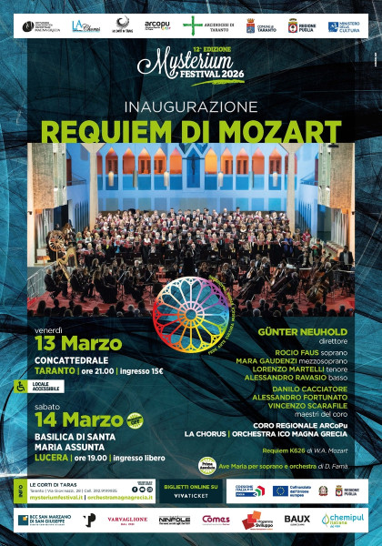 REQUIEM DI MOZART - Inaugurazione Mysterium Festival 2026
