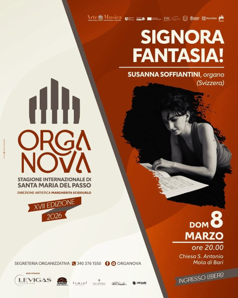 «Signora Fantasia!» - Organista Susanna Soffiantini