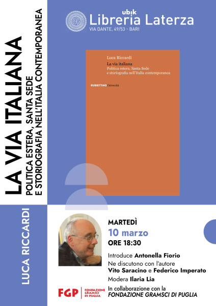 La via italiana. Politica estera, Santa Sede e storiografia nell’Italia contemporanea