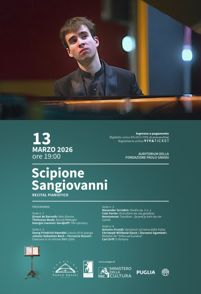 Recital pianistico di Scipione Sangiovanni