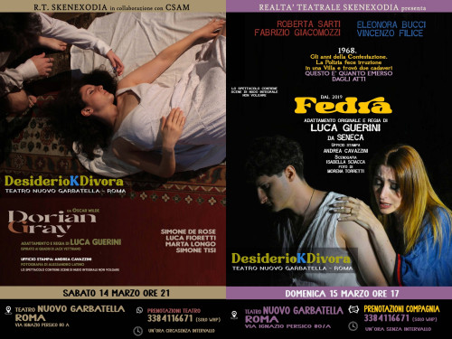 DESIDERIOKDIVORA:  In scena Dorian Gray e Fedra