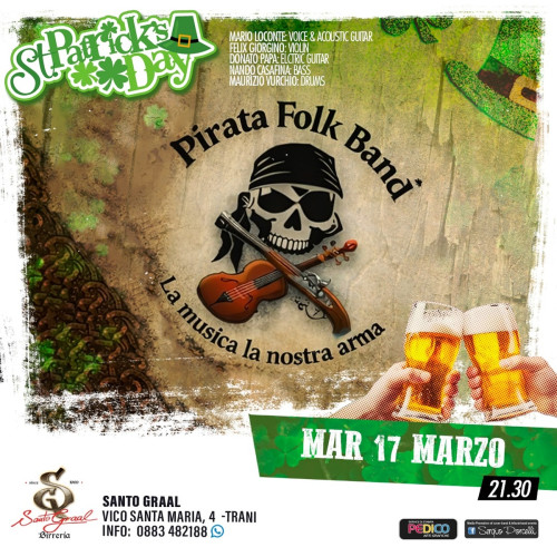 Pirata Folk Band live - St. Patrick's day a Trani