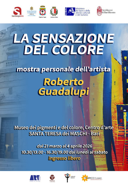 "LA SENSAZIONE DEL COLORE" di Roberto Guadalupi