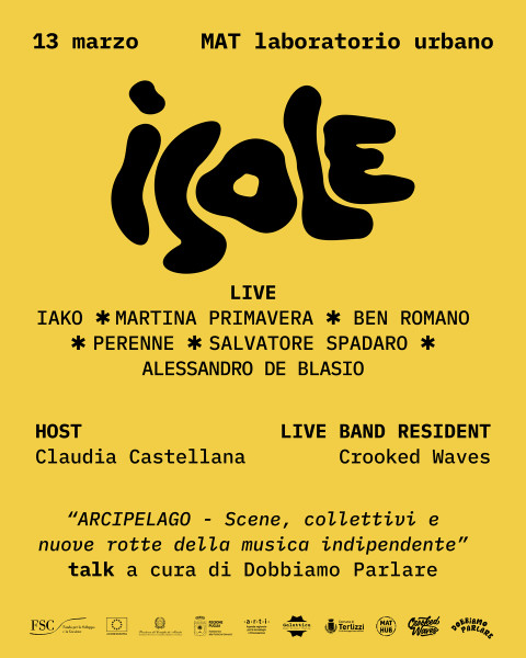 ISOLE - live + talk + dj set