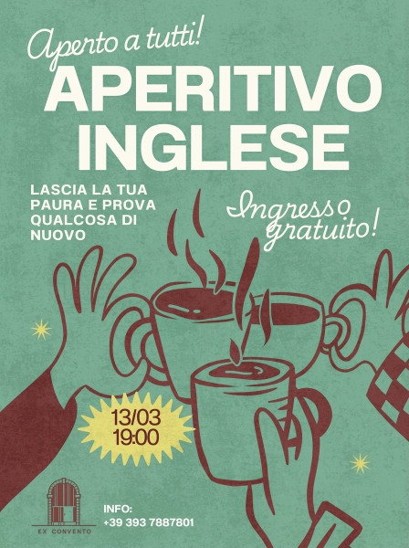 TIPSY TALKS - Aperitivo informale in inglese