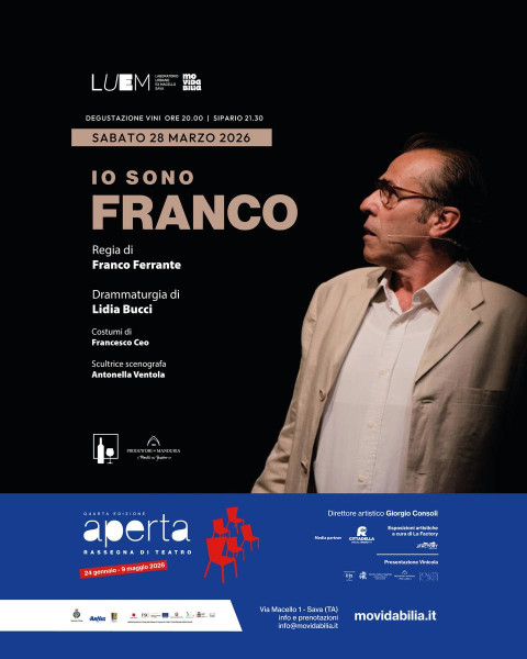 Rassegna Teatrale APERTA: IO SONO FRANCO