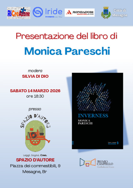 Presentazione del libro di Monica Pareschi "Inverness"