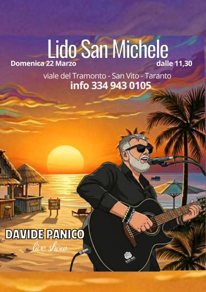 Aperitivo al mare con Davide Panico