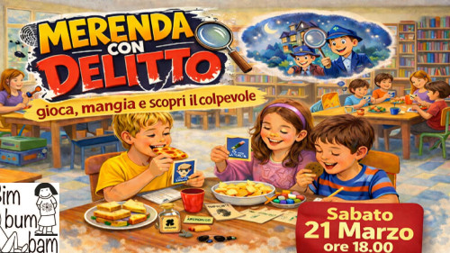 MERENDA CON DELITTO. Grande gioco di mistero per bambini