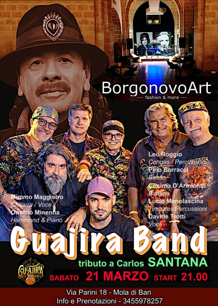 Guajira band - Tribute band Carlos Santana