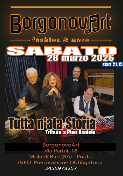 Tutta n' ata  storia.Omaggio a Pino Daniele