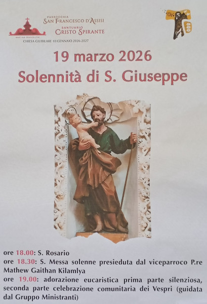 Festa di San Giuseppe e adorazione eucaristica