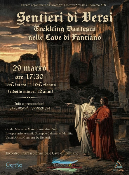 Sentieri di Versi - trekking Dantesco nelle Cave di Fantiano