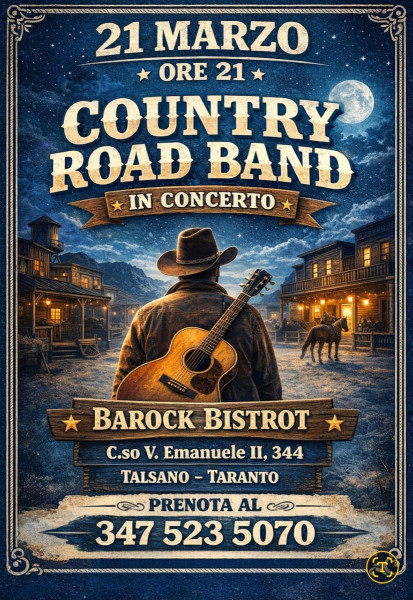 Country Music: incontro ravvicinato al Barock Bistrot