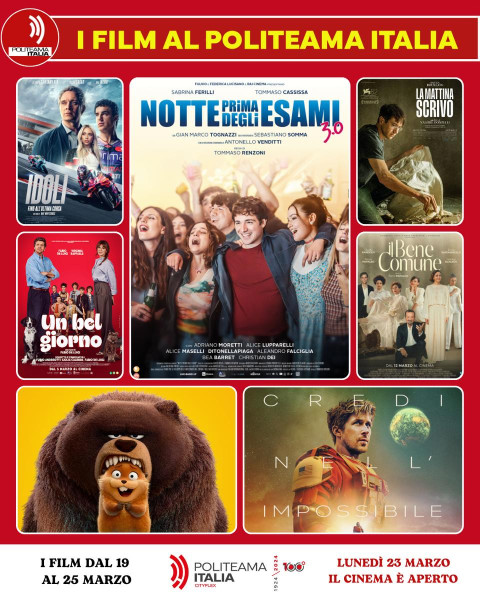 Notte Prima degli Esami, Il Bene Comune, Jumpers e altri film