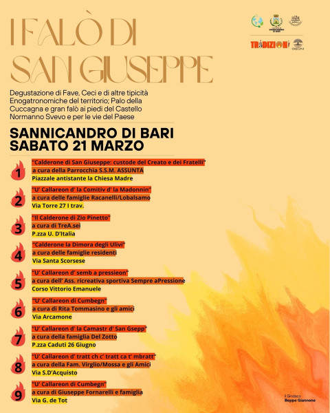 Calderoni itineranti S. Giuseppe