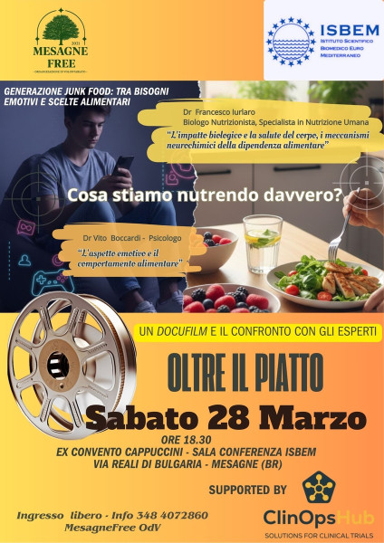 "Oltre il Piatto": MesagneFree OdV lancia la sfida alla Generazione Junk Food tra radici rurali e benessere consapevole