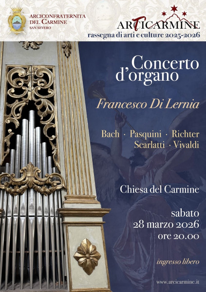 Francesco Di Lernia in concerto per ARTICARMINE