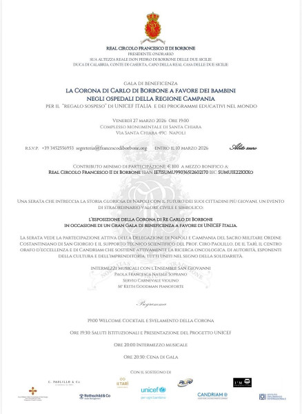 Gala di beneficenza del Real Circolo Borbonico