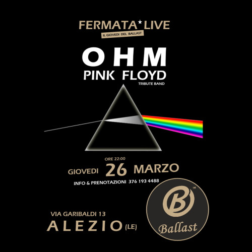 OHM PINK FLOYD live pub