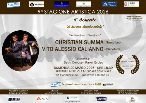 CONCERTO - "A due voci: classiche melodie"