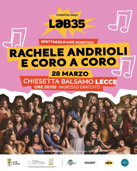 Nitro, Rachele Andrioli e Coro a Coro