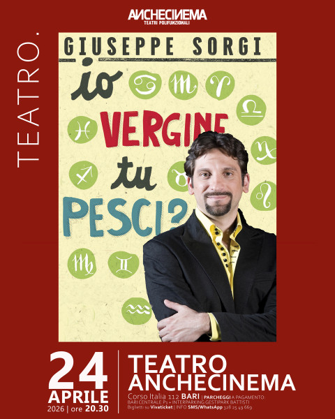 Io vergine, tu pesci? | di e con Giuseppe Sorgi