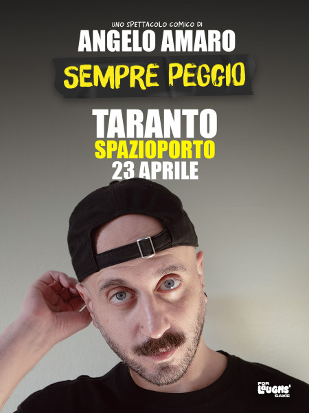 Angelo Amaro in "SEMPRE PEGGIO"