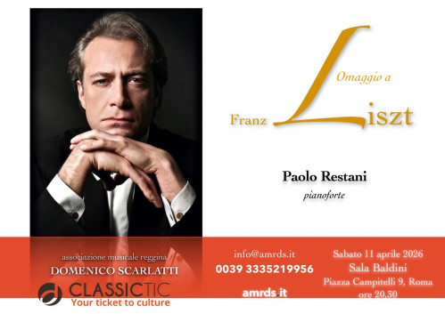 Paolo Restani, pianoforte - Omaggio a Franz Liszt