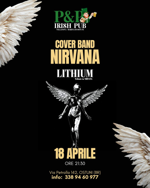 LITHIUM - Tribute to Nirvana Unplugged Duo #LIVE@P&P Irish Pub - Villanova, Marina di Ostuni (Br)