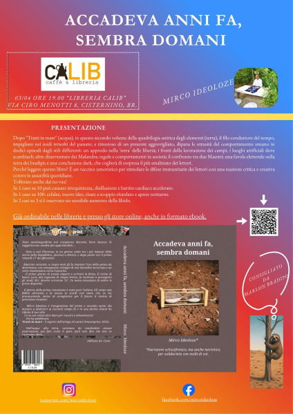 "Accadeva anni fa, sembra domani" Incontro con l'autore