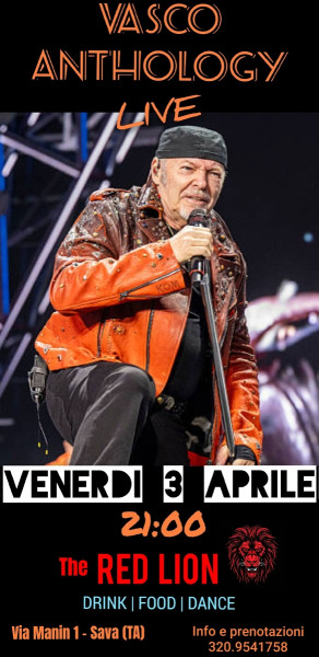 VASCO ANTHOLOGY LIVE al Red Lion