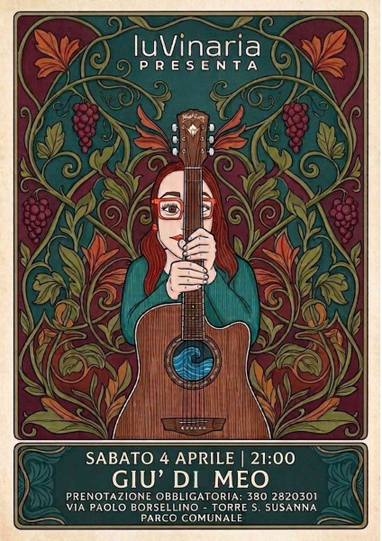Live Music con Giù di Meo, Voce e chitarra
