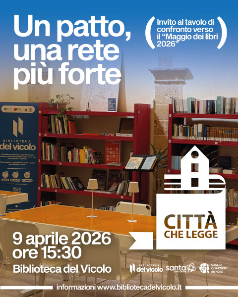 INVITO AL TAVOLO DI CONFRONTO Verso Il Maggio dei Libri 2026