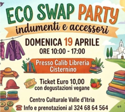 Eco Swap Party. Scambio sostenibile.