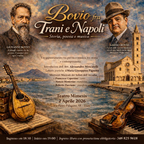Bovio fra Trani e Napoli: storia, poesia e musica.