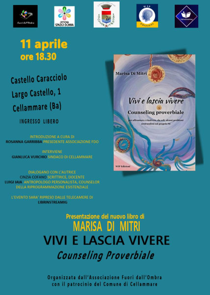 Presentazione del libro "VIVI E LASCIA VIVERE Counseling Proverbiale" Wip edizioni
