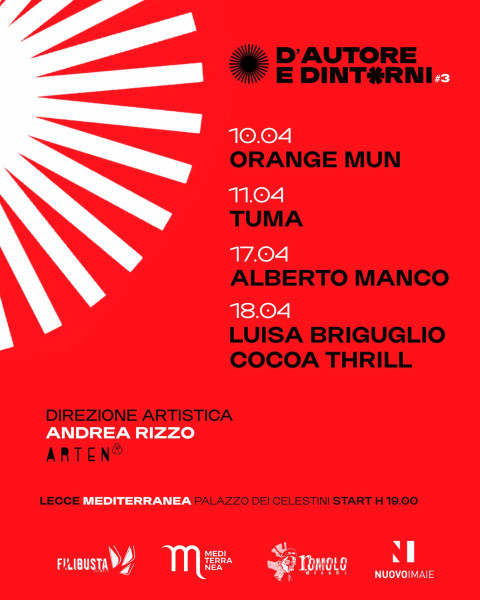 "D'AUTORE E DINTORNI #3" @ MEDITERRANEA - LECCE