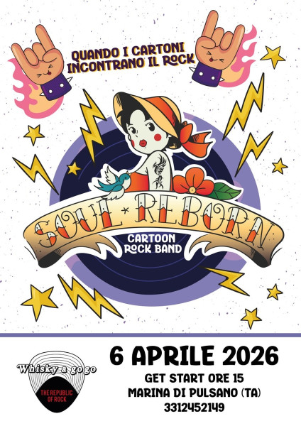 Pasquetta con Soul Reborn, Cartoon Rock Band