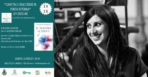 Valentina Perrone a Squinzano con "Il nostro altrove"